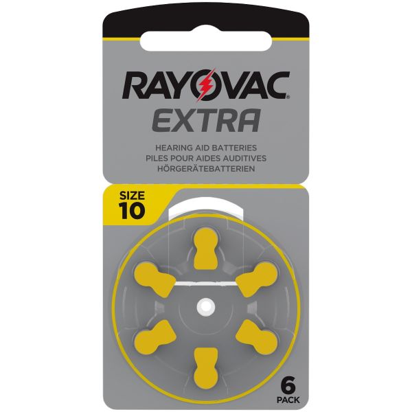 RAYOVAC Yellow Size 10 Batteries